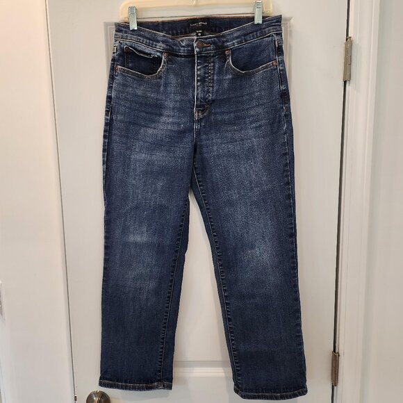 LUCKY BRAND ZOE HIGH RISE STRAIGHT 12/31 ANKLE - Picture 1 of 4